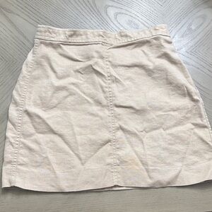 JCrew Tan Linen Blend Skirt